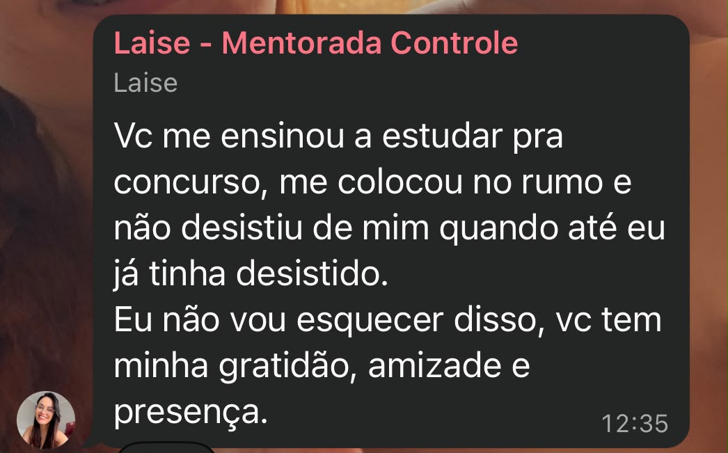 Depoimento Laise