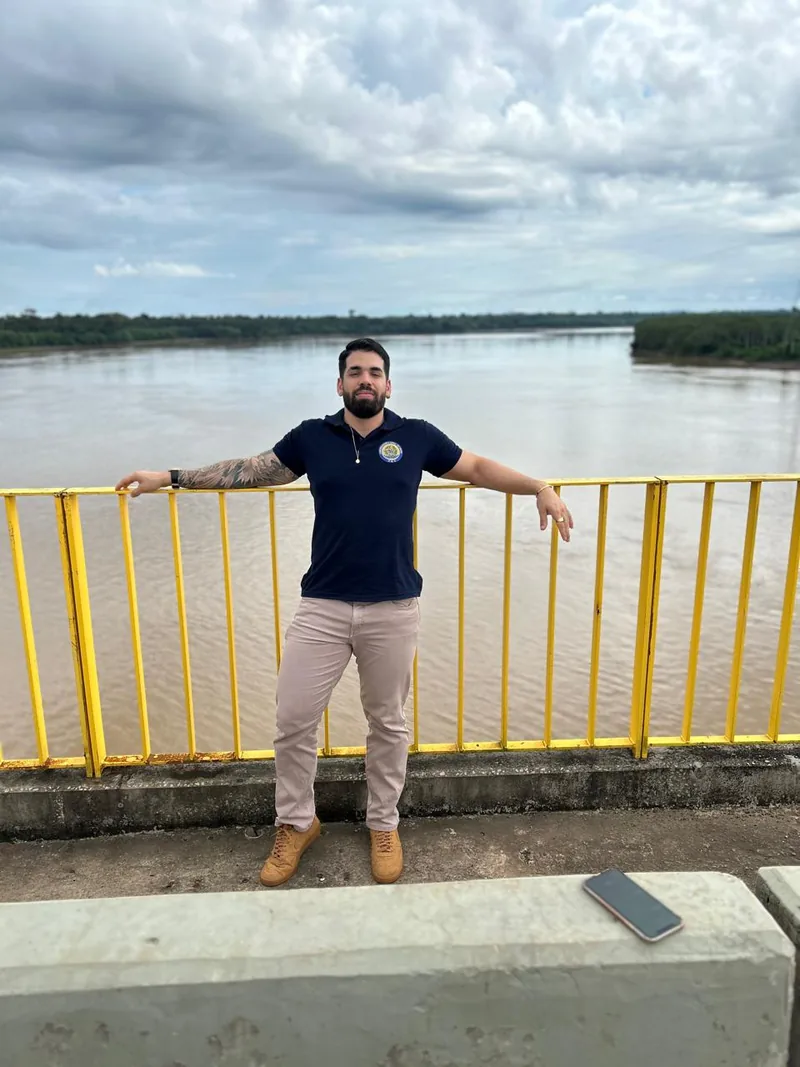 Pietro em missão da CGU no interior de Rondônia
