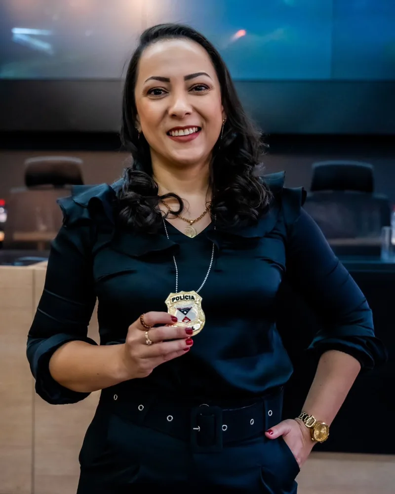Andreia Calado no dia da posse
